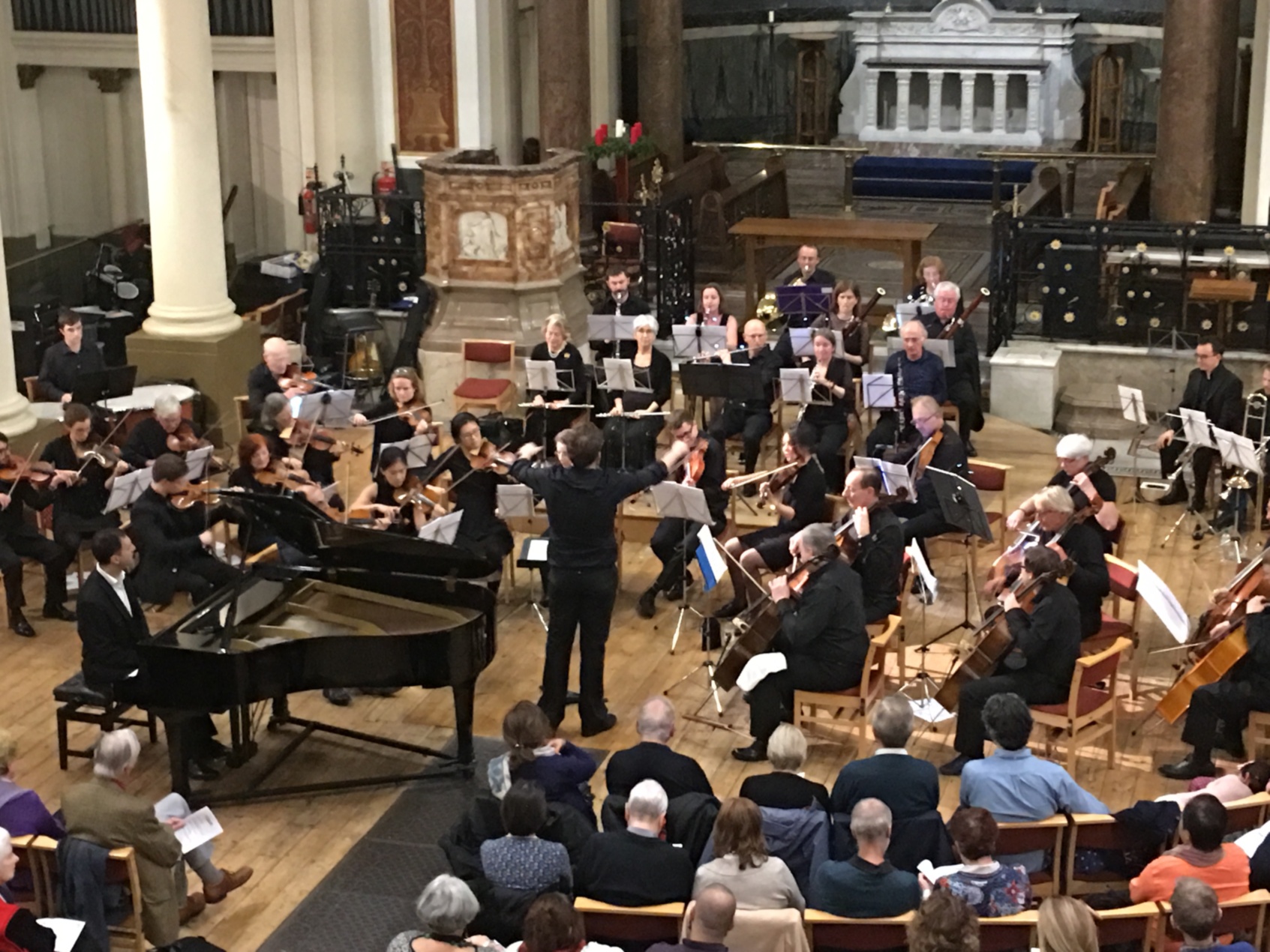 Photo of Portobello Orchestra in concert.